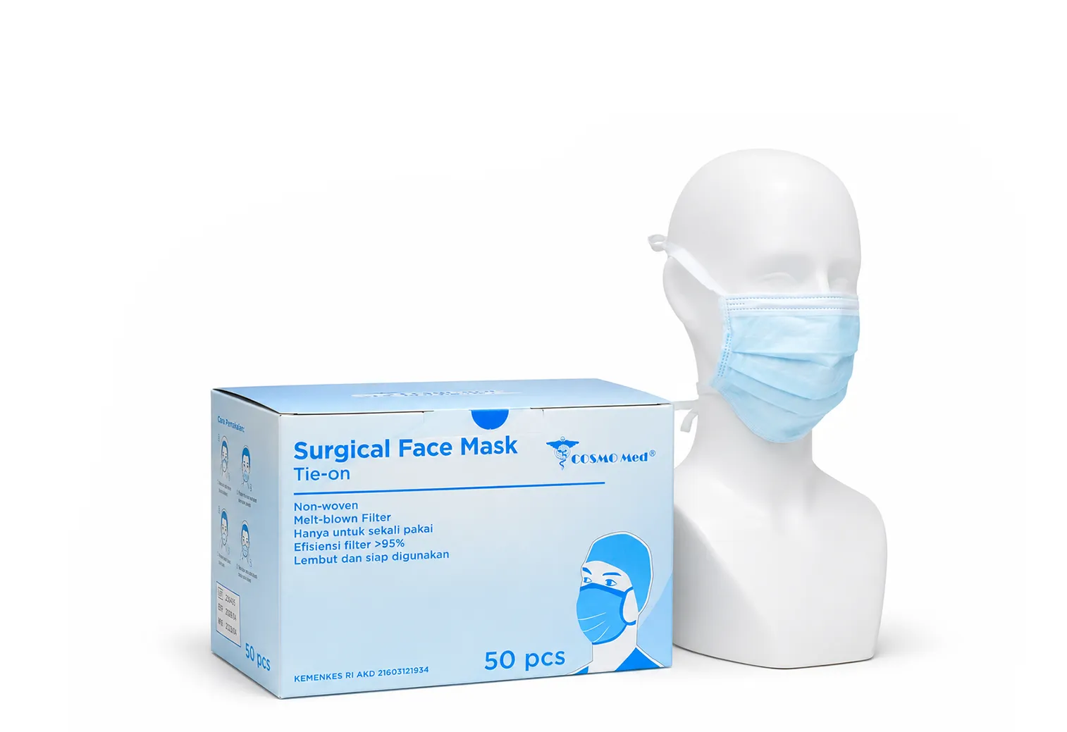Face Mask Tie On